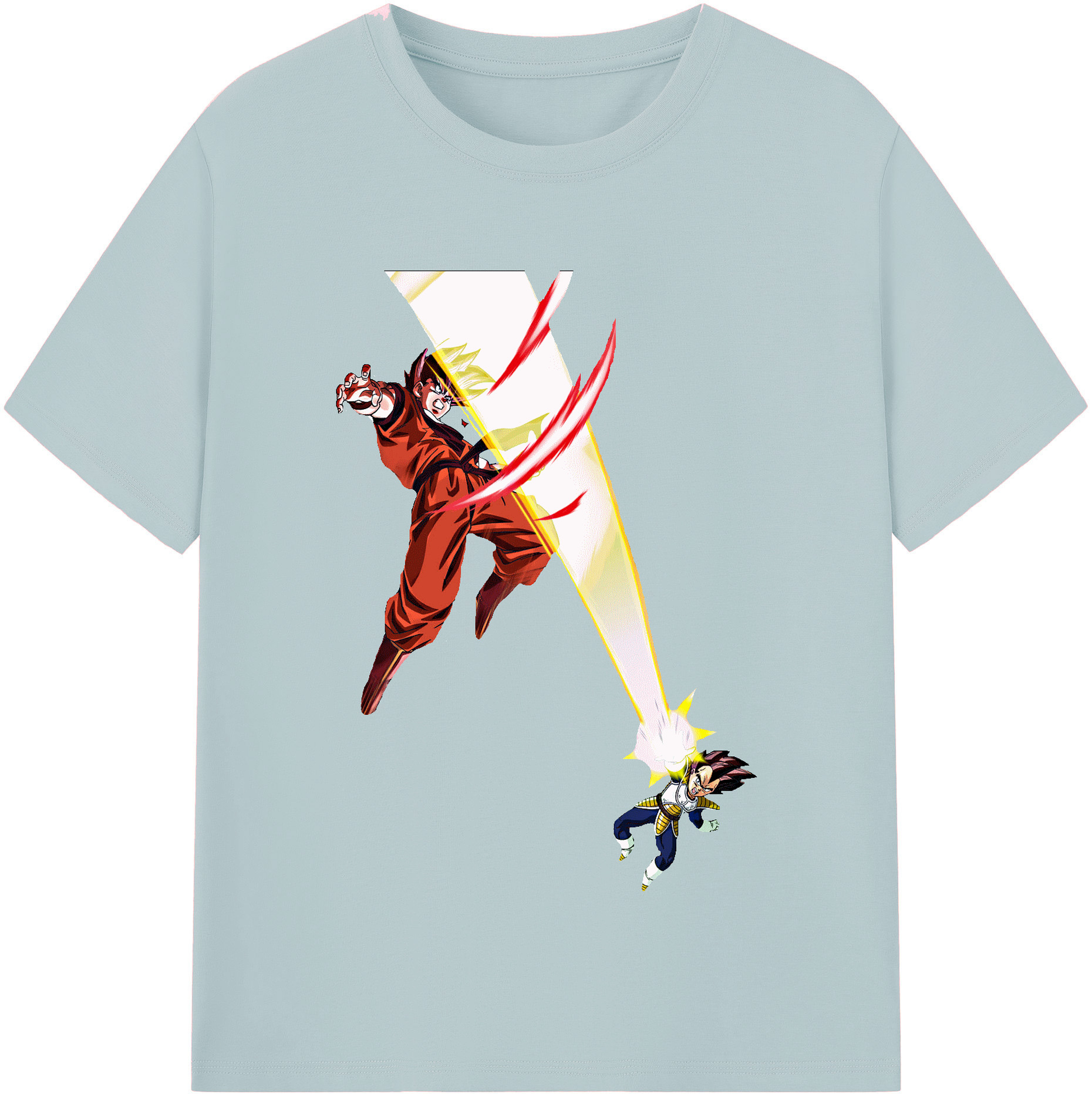 （画像用） ドラゴンボール ベジータ四世（Bejīta Yonsei）DRAGON BALL Vegeta IV 綿100％半袖Tシャツ（フロントプリント）